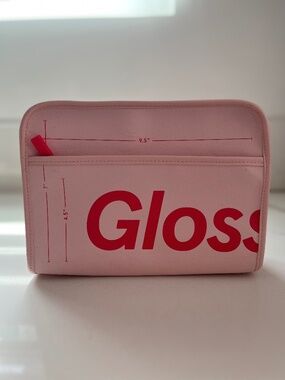 Glossier Pink Beauty Bag Makeup Case (NEW)